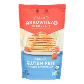 UD_Arrowhead Mills Organic Gluten-Free Pancake Mix Case of 6-22 Ounces Breakfast Cereal