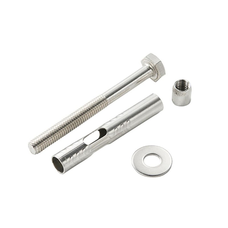 Leliafleury M8*60 Expansion Screw Bolts 4Pcs Stainless Steel Anchor Bolts