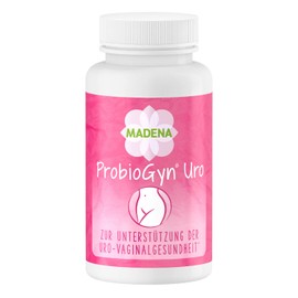 MADENA ProbioGyn Uro, Lactic Acid Bacteria and Bifidobacteria for Vaginal Flora* with Cranberry, Buchu, Goldrod, Nasturtium, Horseradish, Biotin