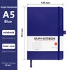 HIJYOO A5 Graph Paper Notebook, Squared Notebook 200 Pages A5