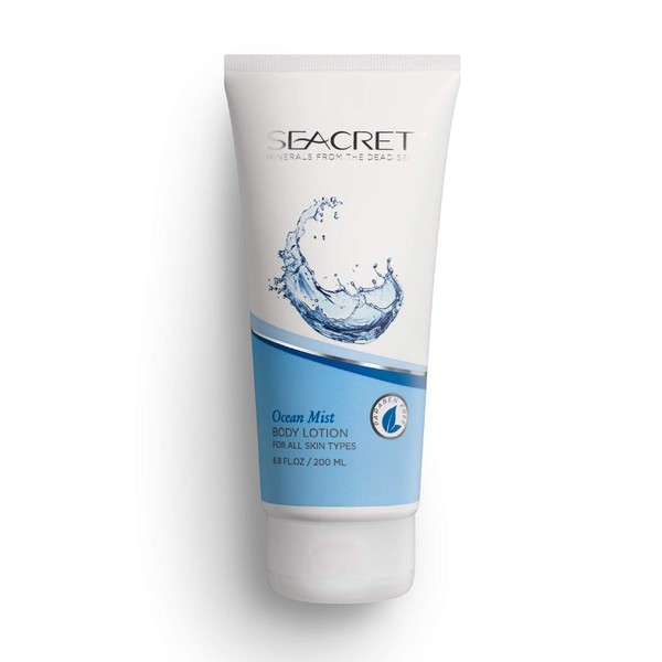 SEACRET Body Lotion with Minerals from the Dead Sea, Scented Lotion - Ocean Mist, 6.8 FL.OZ