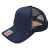 DJINNS - Linen 2014 (navy) - High Fitted Trucker Cap