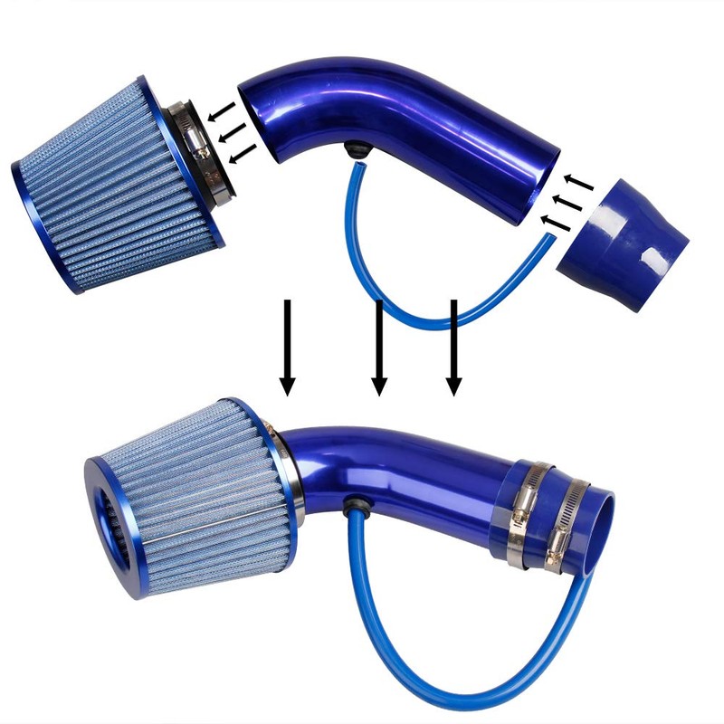 Pindex 3 Inch High Flow 76mm Cold Air Intake Induction