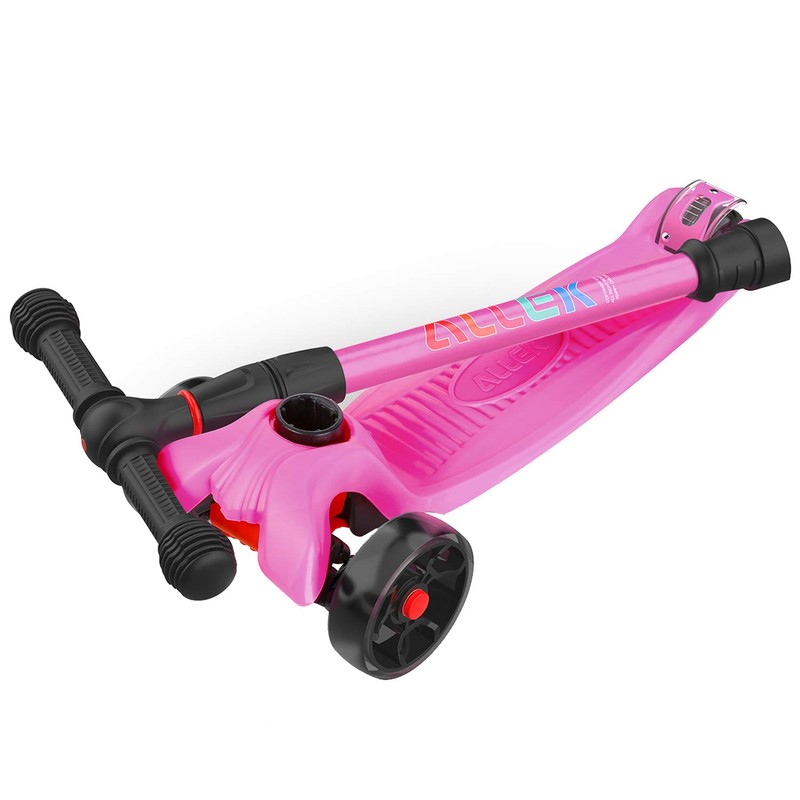Allek Kick Scooter B02, Lean 'N Glide Scooter with Extra