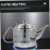 Ipetboom 1pc Thickened Stainless Steel Tea Kettle with Drainer Heat