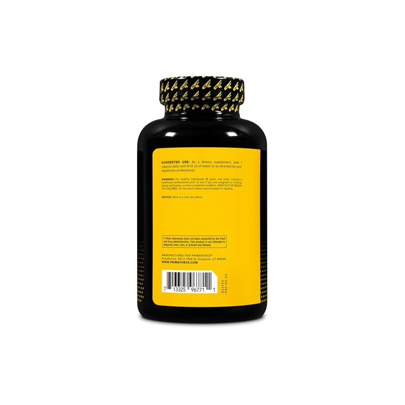 Primaforce Cápsulas de Taurina de 1000 Mg (180 Cápsulas), Suplemento