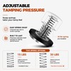 Popspresso 53.3mm Espresso Tamper, Impact Design Coffee Tamper with Sound