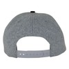SANTA CRUZ Flame Ringed Dot Snapback Unstructured Hat Black/Grey OS
