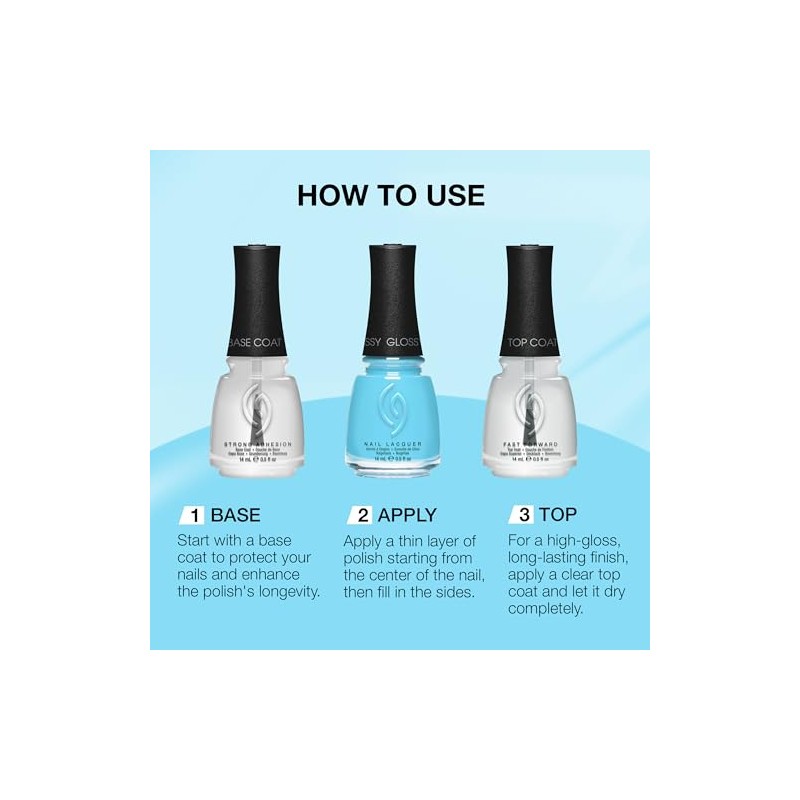 CHINA GLAZE Esmalte de Uñas Chalk Me up, Color de