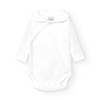 BABIDU Body Neonato Incrociato a Maniche Lunghe 100% Cotone con