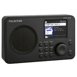 Telestar DIRA M 6i hybrid radio (Internet radio, USB music player, compact multifunctional radio, DAB+/FM RDS, WiFi, Bluetooth)