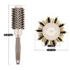 BANGMENG Round Brush with Boar Bristles, Nano Thermal Ceramic Ionic