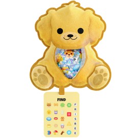 BIZYBOO - The Original Seek & Find Plush – Buscar objetos ocultos Resolver problemas educativos juego a juego para niños de 2 años en adelante (Bloopy)