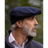 WALKER AND HAWKES Unisex Moleskin Cotton Flat Cap - Waterproof,