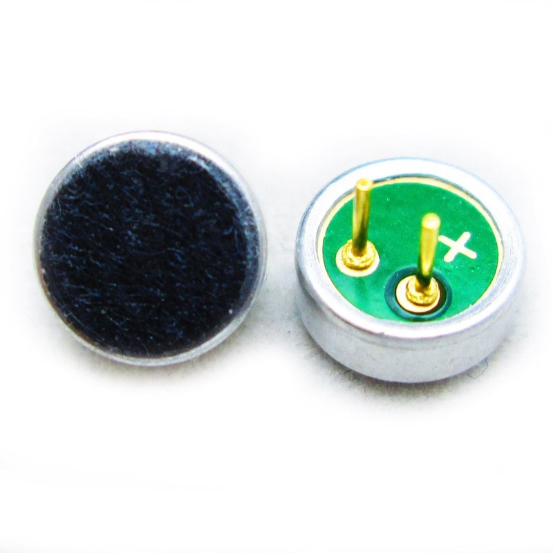 HiLetgo 10pcs Electret Condenser Microphone 52dB MP3 Microphone Accessories 6x2.2mm