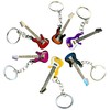 Pouoir guitar keychain for Men Mini Cute Bass Key Chain