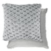 Emma Barclay Lush Luxury Faux Rabbit Fur Cushion Cover (Silver)