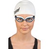 Cressi Thunder - Premium Swimming Goggles, White/Blue