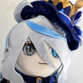 CALEMBOU Anime Plush Figure Cute Soft Stuffed Doll 8" Lyney Freminet Furina Wriothesley Neuvillette Plushies for Genshin Fans (Focalors)