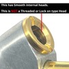 OPEN Flow Extended Reach Dual Head Air Chuck. 1/4 Inch
