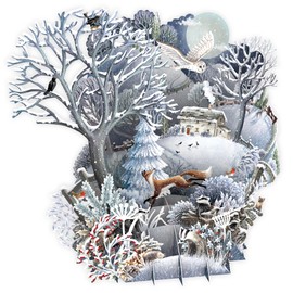 Paper D'Art, Top of the World Christmas Card Range (3D Card - Silent Night) XTW026