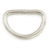 Bonnin 6Pcs Quality Metal D Rings Fasteners Buckles for Webbing