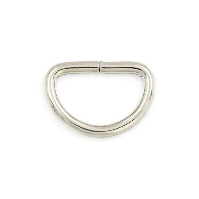 Bonnin 6Pcs Quality Metal D Rings Fasteners Buckles for Webbing