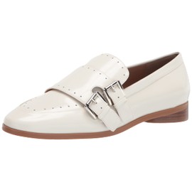 Aerosoles Women's Gabbie Loafer Flat, WHITE LEATHER, 8