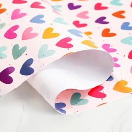 Gift Wrapping Paper for Birthday Wedding Anniversary Valentine Day Christmas And Baby Shower, 50*70cm Present Wrapping Paper with Gold Ribbon for Daughter Girlfriend Mom Wife Son Boyfriend Dad Husband