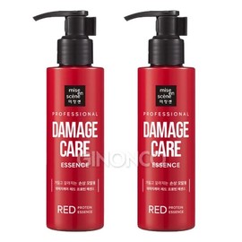 Mise-en-scène Damage Care Red Protein Hair Cream Essence 140ml 2pcs Biotin for damaged hair roots / 미쟝센 데미지케어 레드 프로틴 헤어 크림 에센스 140ml 2개 손상 모발 모근 비오틴