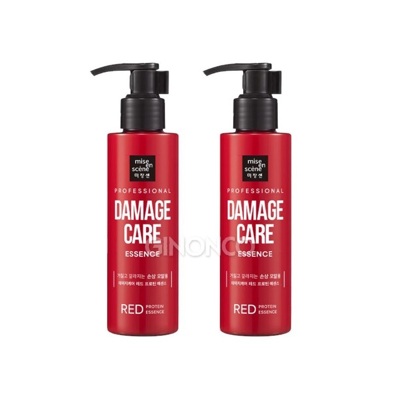 Mise-en-scène Damage Care Red Protein Hair Cream Essence 140ml 2pcs