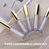 TSUOUKL Pack of 5 10 ml Empty Lip Gloss Tubes,