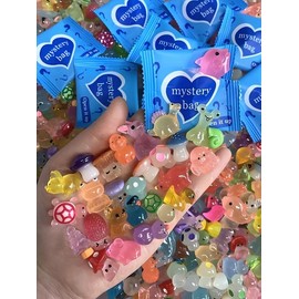 Random Color (pink Etc) Mini Resin Animal Decorating Ornaments, Figurine, Luminous Resin Cute Animal Decoration Items, Creative Decorations for Home Office Desk, Luminous Resin Ducks, Home Decor Accessory, Acrylic Decoration, Resin Animal Sculptures