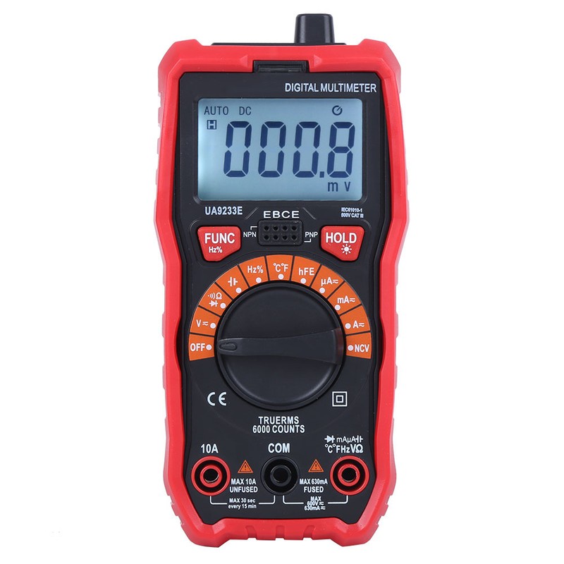 Multimeter Meter High Accurate Ammeter Industrial Electric Maintenance Table UA9233E