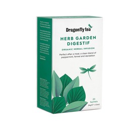 Dragonfly Tea Organic Mint Garden Digestif Herbal Infusion 20 Bags