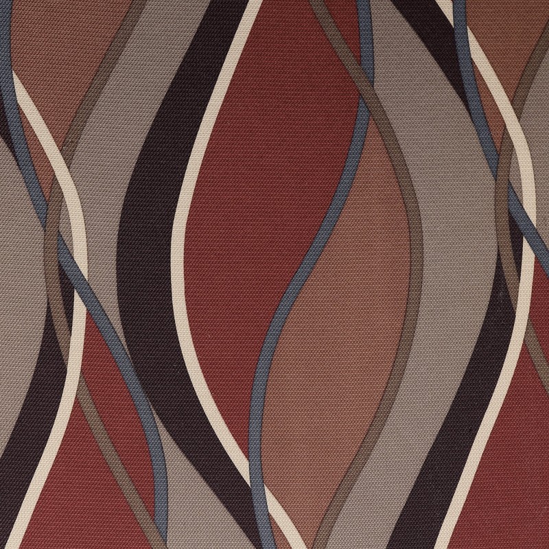 No. 918 Intersect Ogee Print Semi-Sheer Grommet Curtain Panel