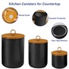 Jueison Ceramic Storage Jars, Modern Elegant Highly Polished Airtight Gorgeous
