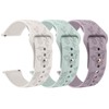 Meliya Silicone Watch Bands Quick Release 20mm 22mm Bands, Floral