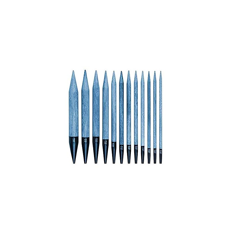 Lykke Needle Tips Driftwood, Interchangeable Indigo 6 US, 3.5\