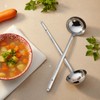 6 Pcs Stainless Steel Ladle Soup Handle Ladle with Long
