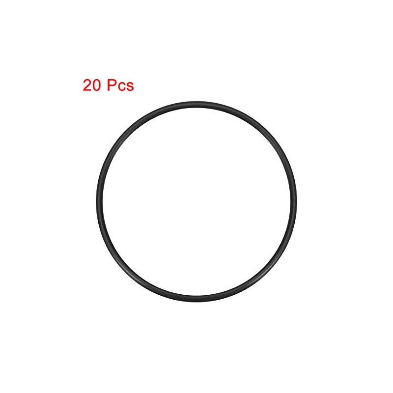 sourcing map Nitrile Rubber O-Rings 68mm OD 63.2mm ID 2.4mm