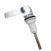 Hanforede 1 Pack Chrome Plated Replacement Toilet Tank Handle, Universal