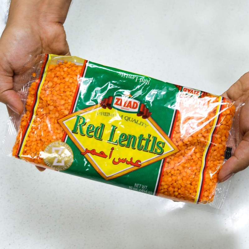 Ziyad Red Lentils Pack size here 16 oz - High-Protein