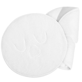 Outanaya 2Pcs Hot Compress Face Care Towel Soft Coral Fleece Moisturizing Towels for Gentle Facial Treatment for Home and Salon Use Durable Design for Repeated Use