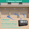 Universal Garage Door Opener Remote with Visor Clip, Works for