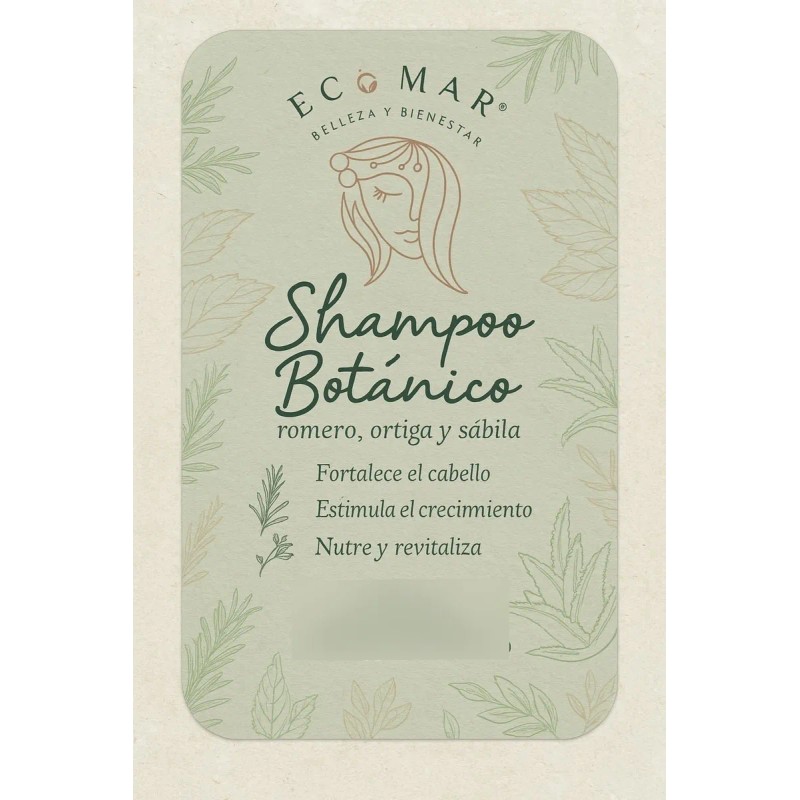 Shampoo Herbal Fortalece Nutre E Hidrata Romero 500ml Ecomar