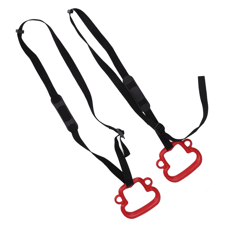 2Pcs Kids Gymnastic Rings Monkey Shape Load Bearing 150KG Ergonomic