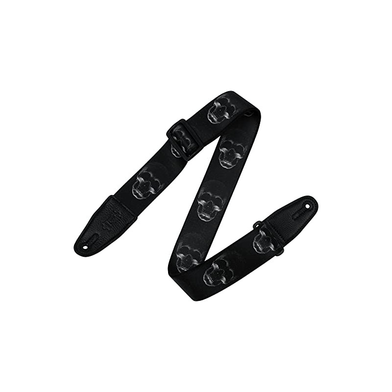 Levy's Leathers Guitar Strap MPD2-112 Prints Polyester With Leather Ends