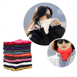 Ellespak Soft Warm Fleece Neck Warmer Neck Warmer Burgundy 2ea