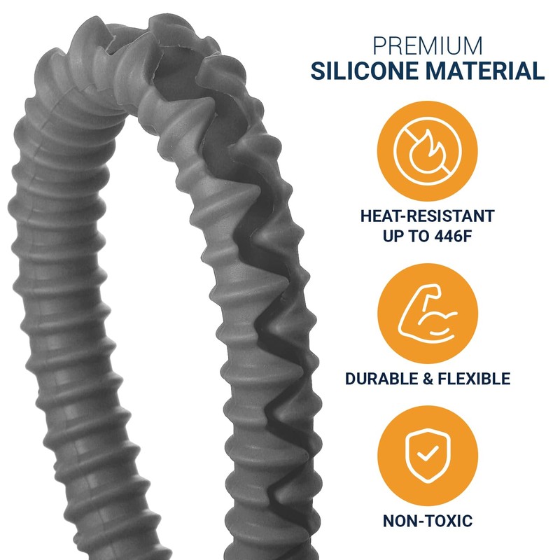 Silicone Oven Rack Shields by Linda’s Essentials (2 Pack) |